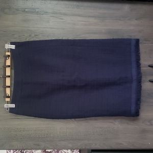 J Crew Navy Pencil Skirt